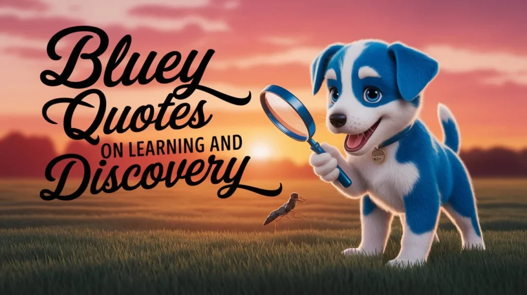 Bluey Quotes on Learning and Discovery