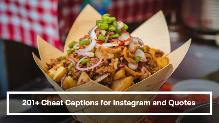 Chaat Captions for Instagram and Quotes