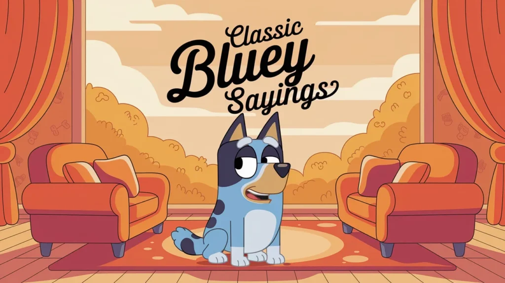 Classic Bluey Sayings