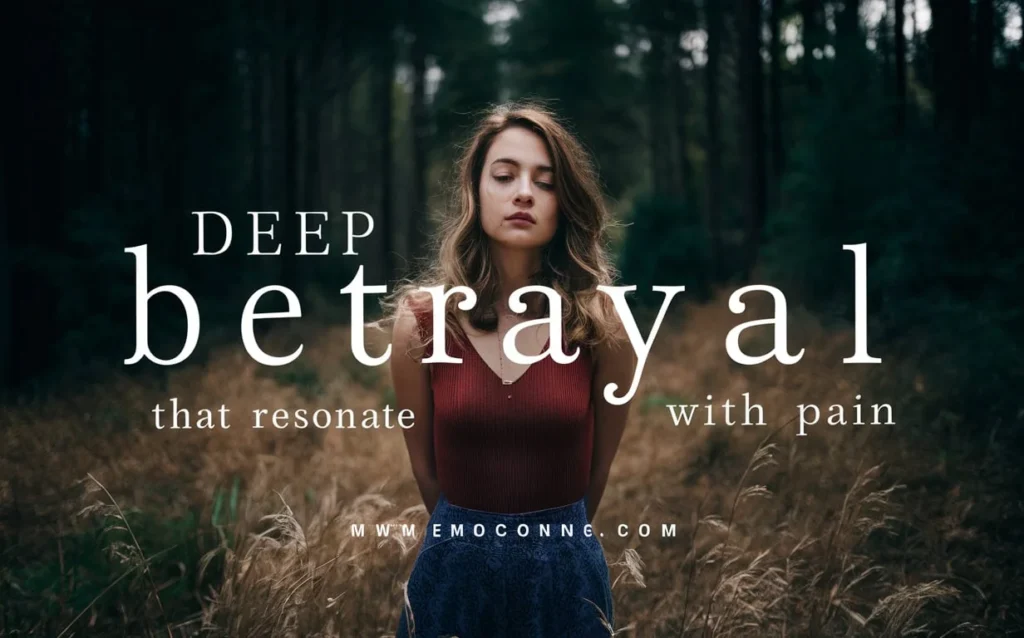 Deep Betrayal Quotes That Resonate with Pain