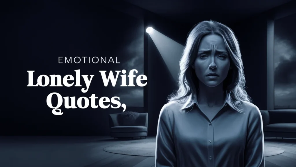Emotional Lonely Wife Quotes