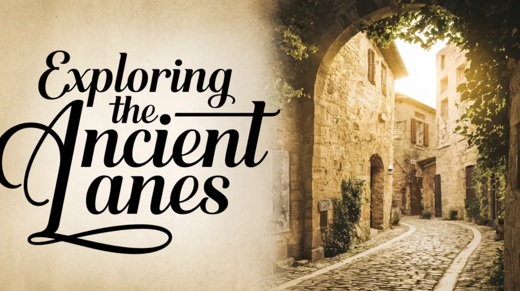 Exploring the Ancient Lanes