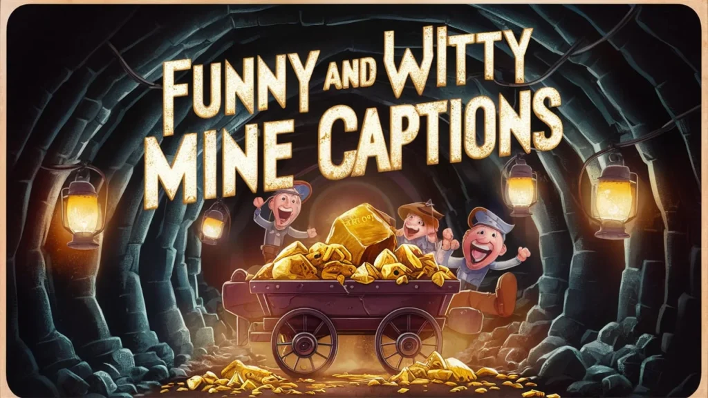 Funny and Witty Mine Captions