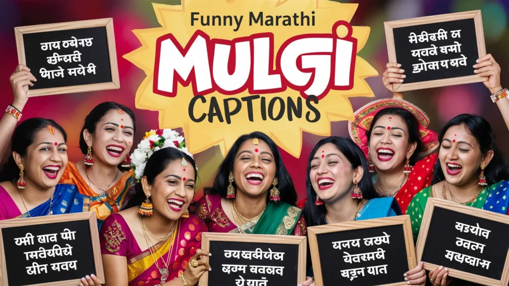 Funny Marathi Mulgi Captions