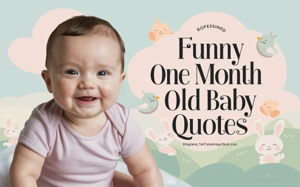 Funny One Month Old Baby Quotes