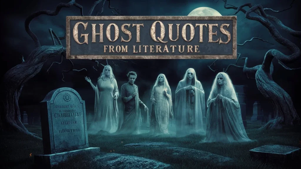 Ghost Quotes from Literature