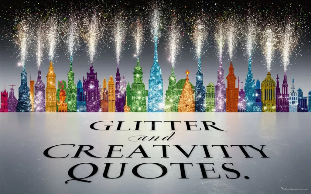 Glitter and Creativity Quotes