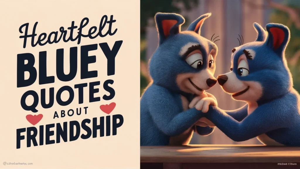 Heartfelt Bluey Quotes About Friendship