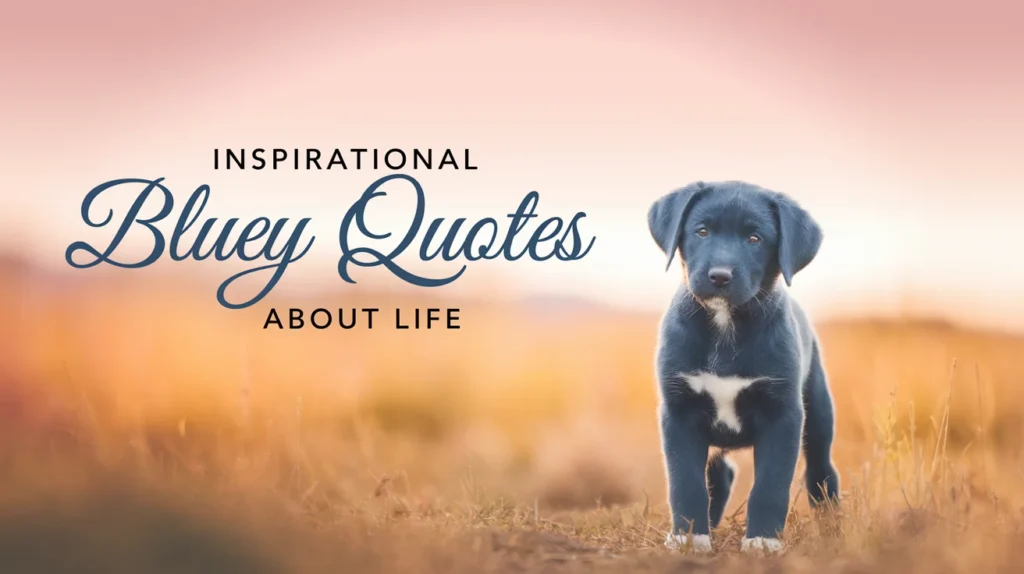 Inspirational Bluey Quotes About Life