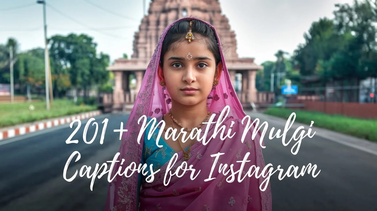 Marathi Mulgi Captions for Instagram