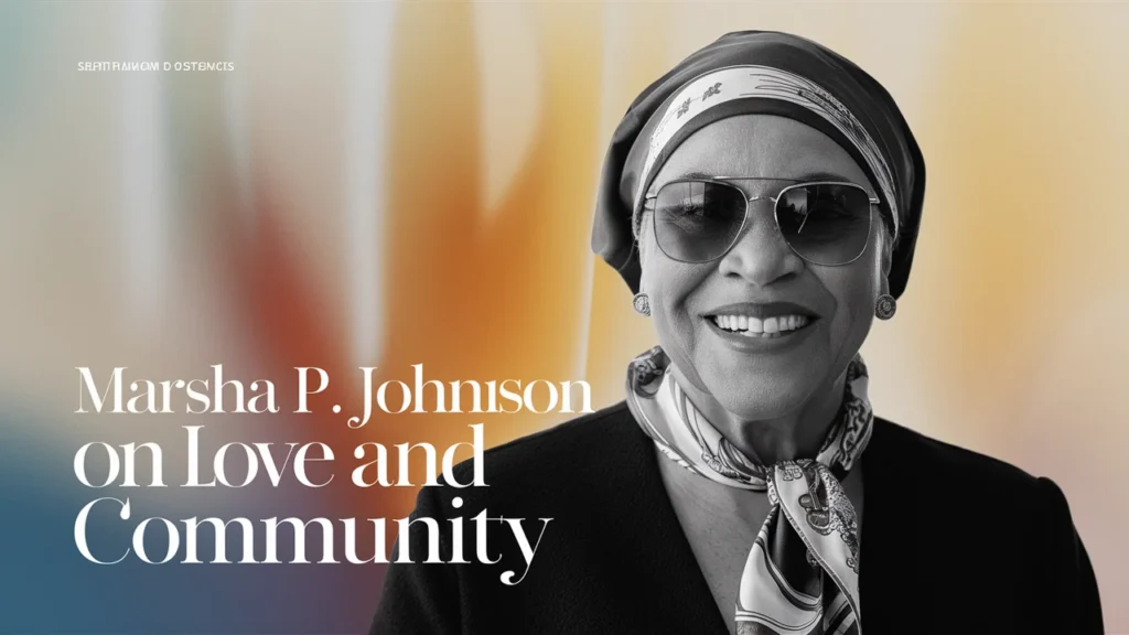 Marsha P. Johnson on Love and Community