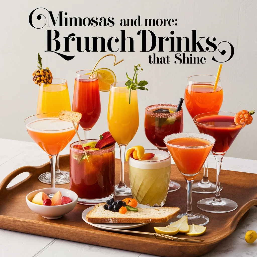 Mimosas and More: Brunch Drinks That Shine