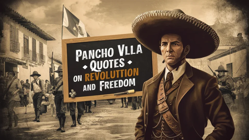Pancho Villa Quotes on Revolution and Freedom