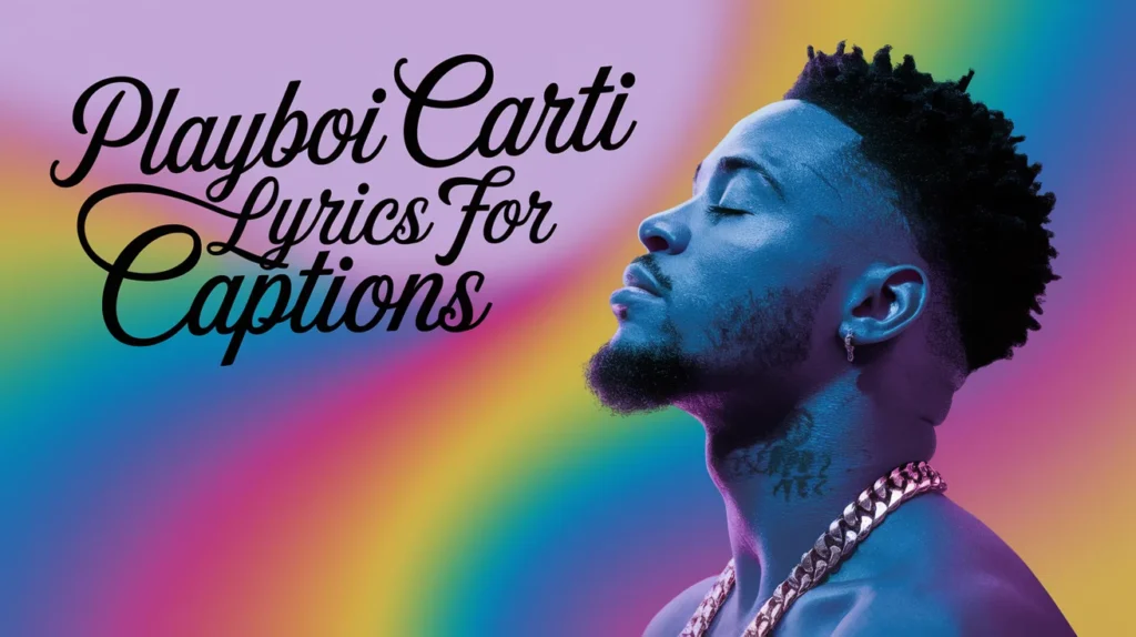 Playboi Carti Lyrics for Captions