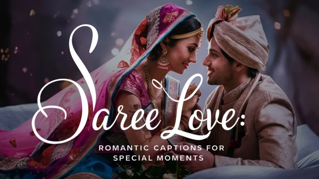 Saree Love: Romantic Captions for Special Moments