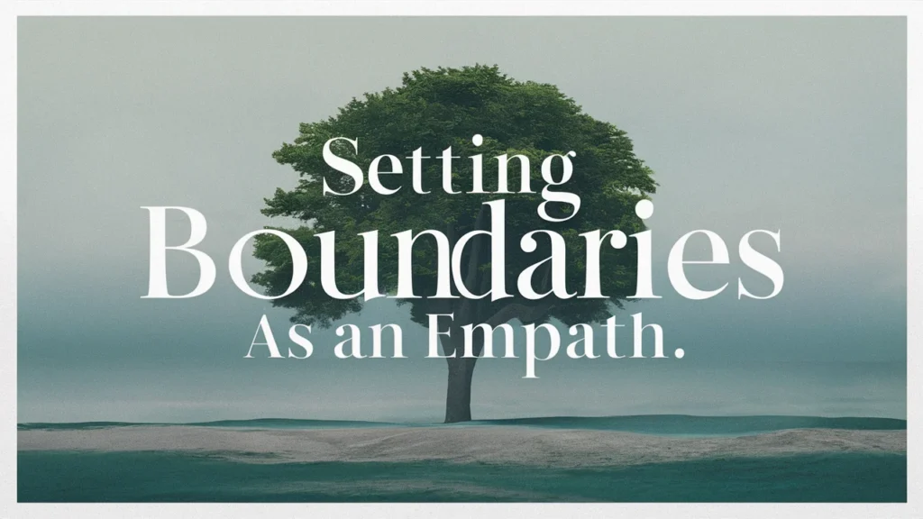 Setting Boundaries as an Empath