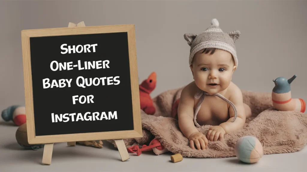 Short One-Liner Baby Quotes for Instagram