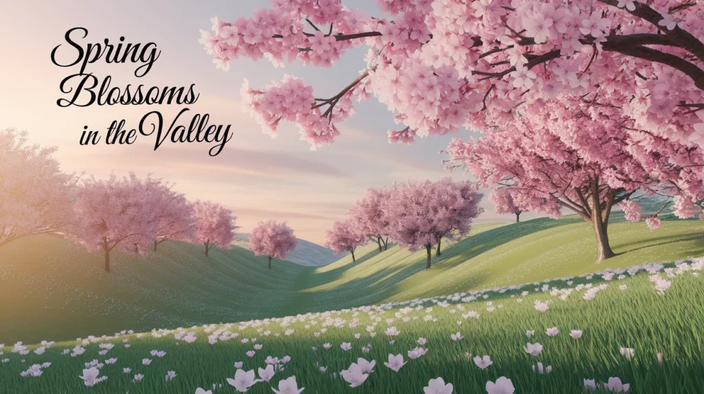 Spring Blossoms in the Valley
