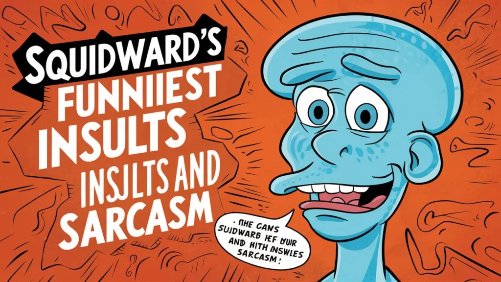 Squidward’s Funniest Insults and Sarcasm