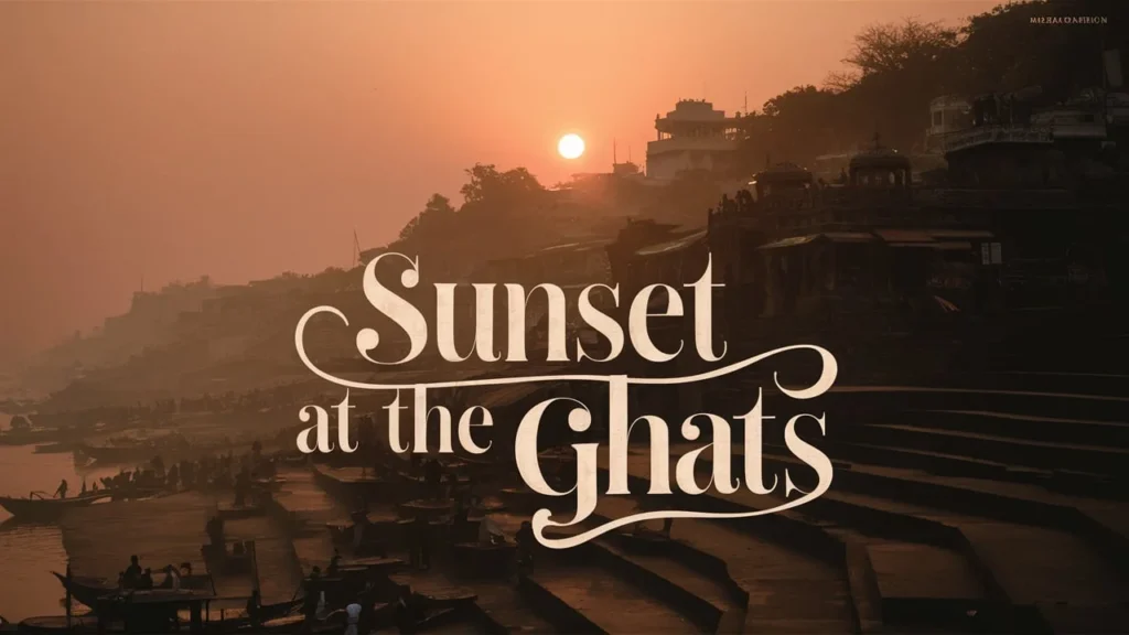 Sunset at the Ghats