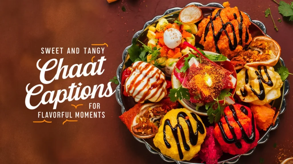Sweet and Tangy Chaat Captions for Flavorful Moments