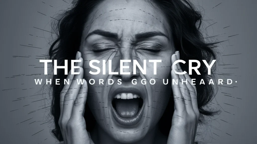 The Silent Cry: When Words Go Unheard