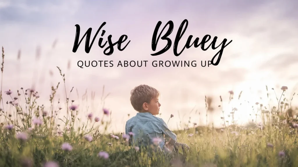 Wise Bluey Quotes About Growing Up