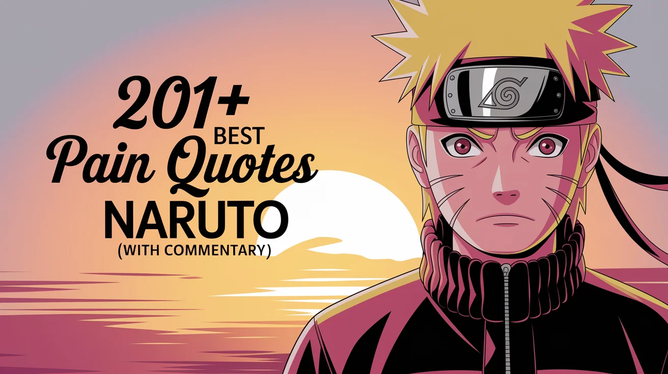 Best Pain Quotes Naruto