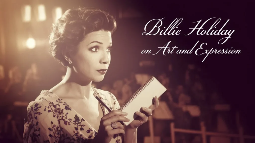 Billie Holiday on Art and Expression