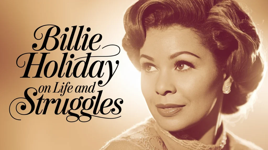 Billie Holiday on Life and Struggles
