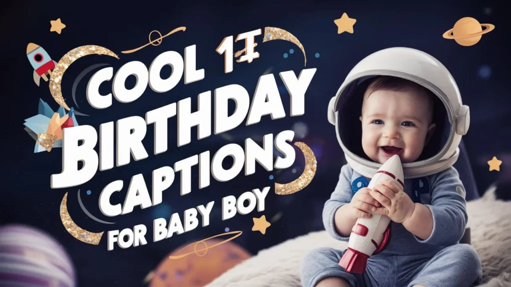Cool 1st Birthday Captions For Baby Boy