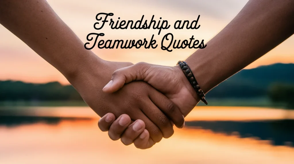 Friendship and Teamwork Quotes