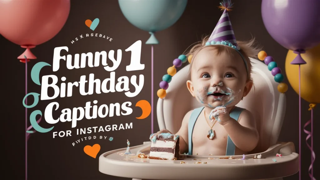 Funny 1st Birthday Captions For Instagram