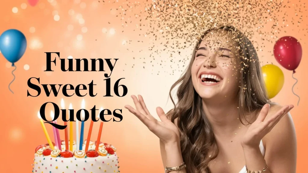 Funny Sweet 16 Quotes