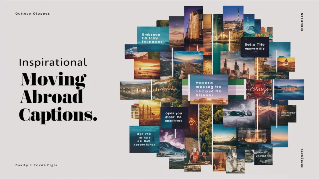 Inspirational Moving Abroad Captions