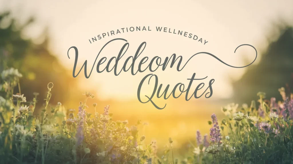 Inspirational Wellness Wednesday Quotes