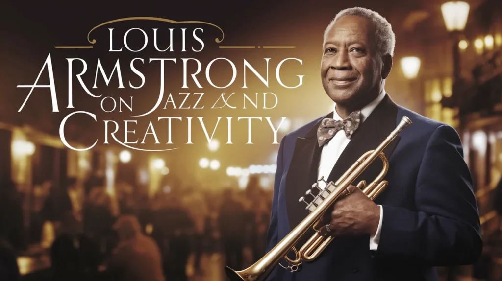 Louis Armstrong on Jazz and Creativity