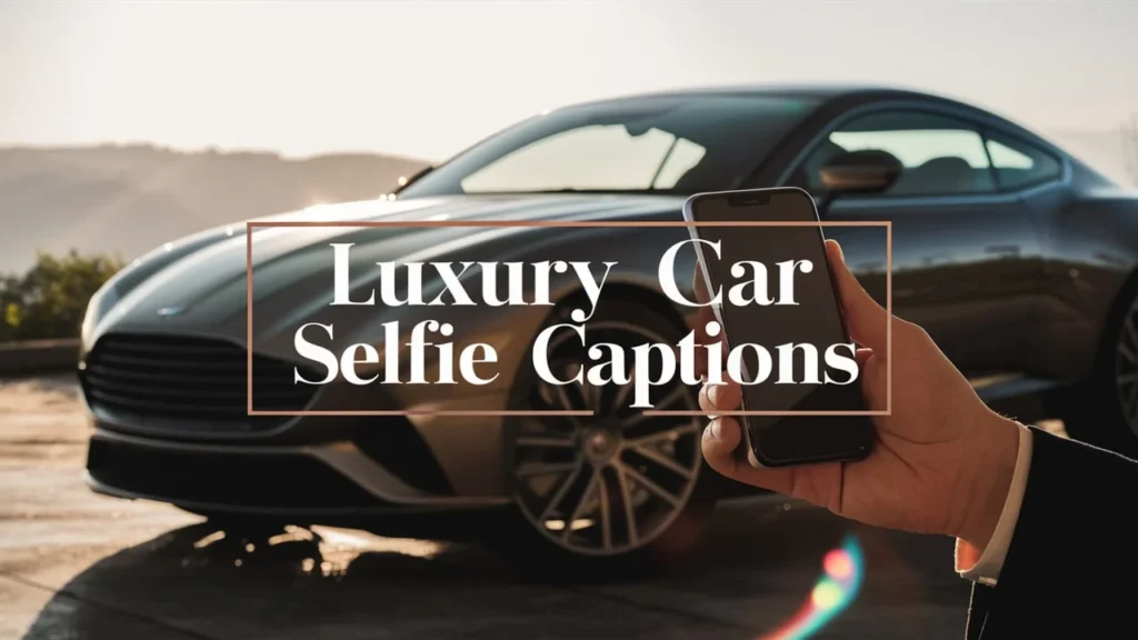 Luxury Car Selfie Captions