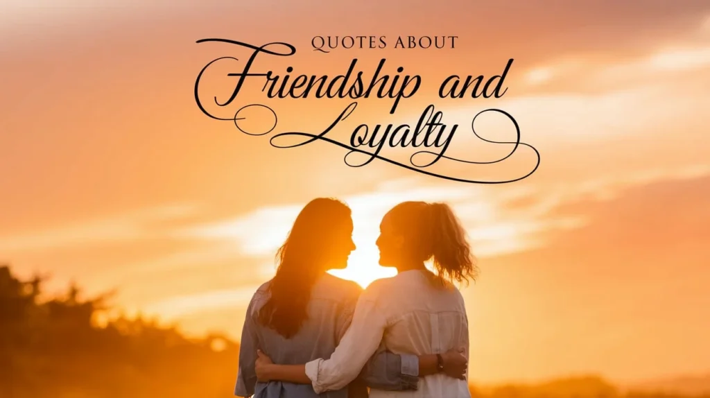 Quotes About Friendship and Loyalty