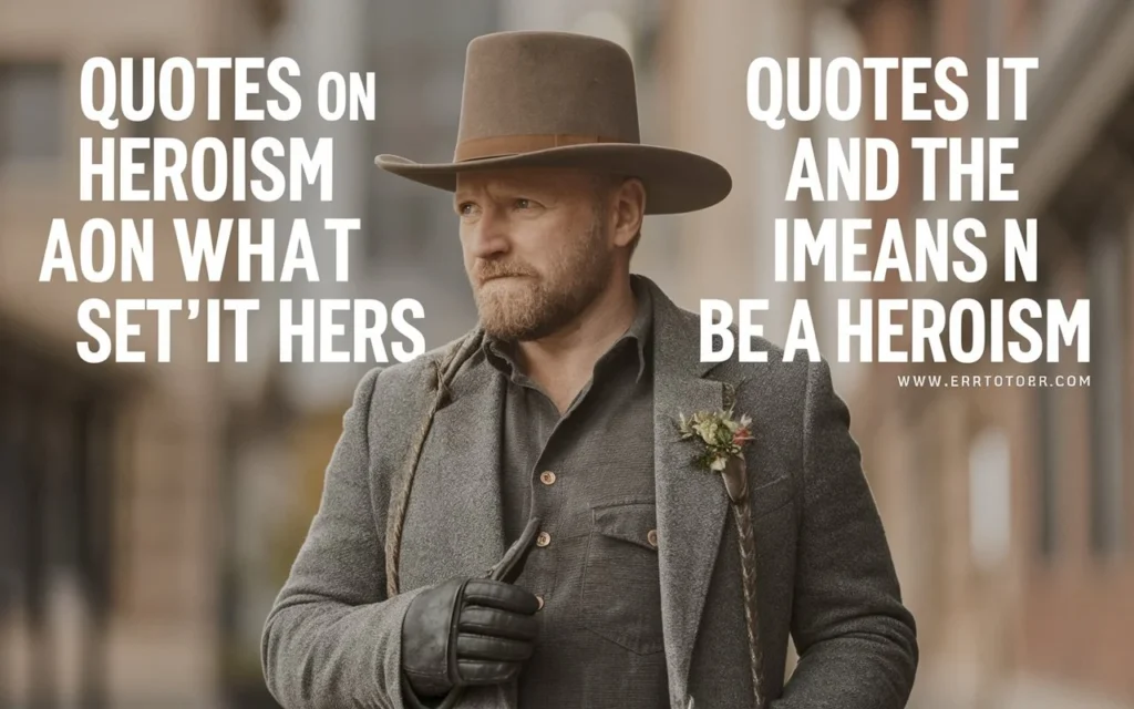 Quotes on Heroism and What It Means to Be a Hero