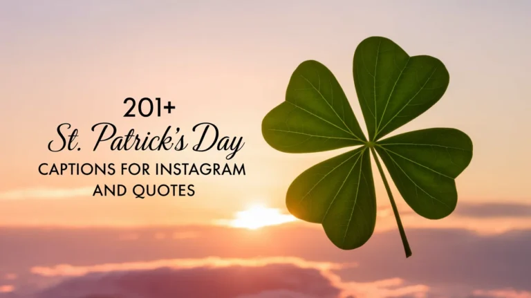 St. Patrick's Day Captions for Instagram and Quotes
