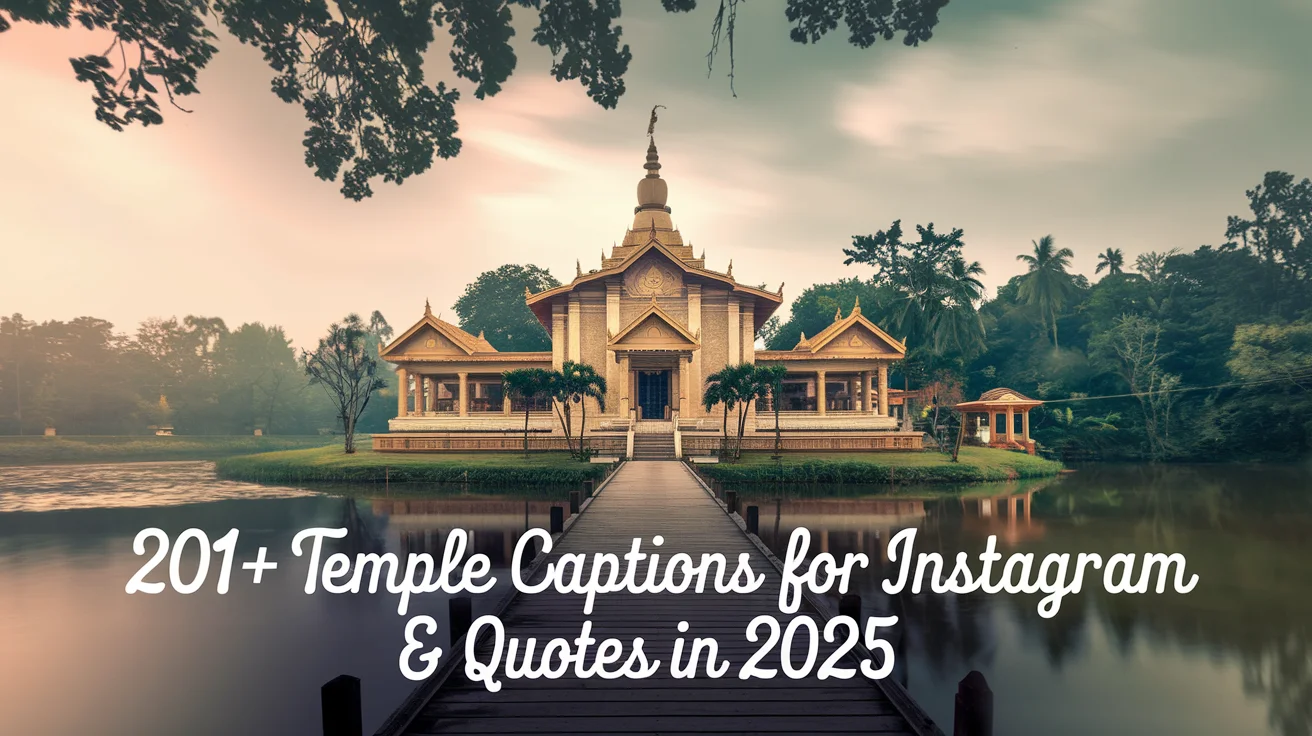Temple Captions For Instagram & Quotes