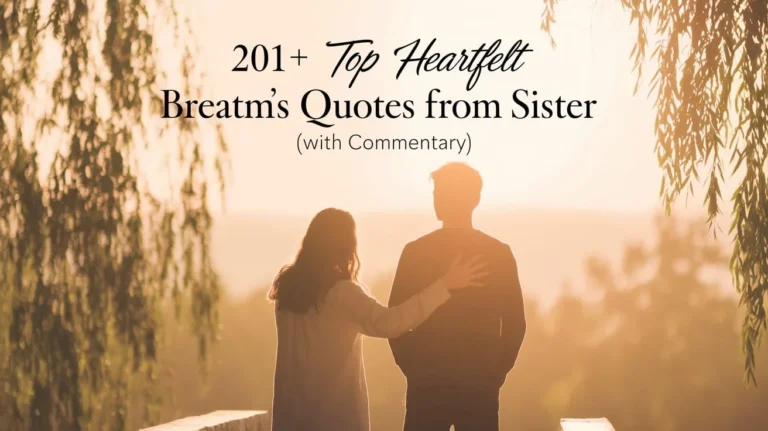 Top Heartfelt Brother’s Death Quotes from Sister