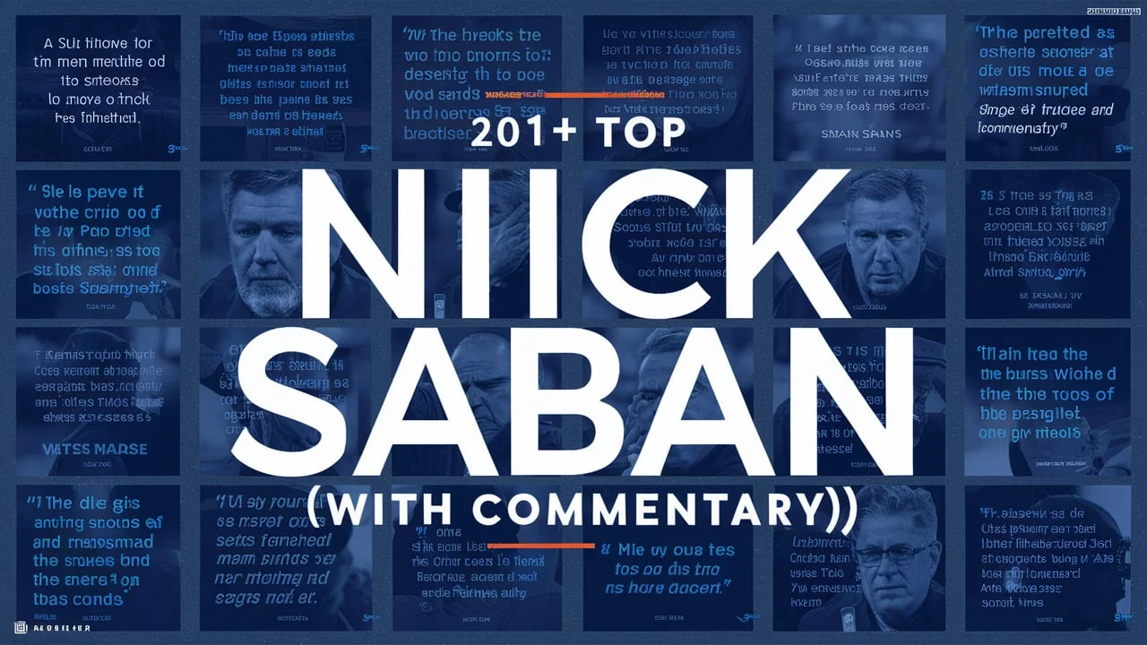 Top Nick Saban Quotes