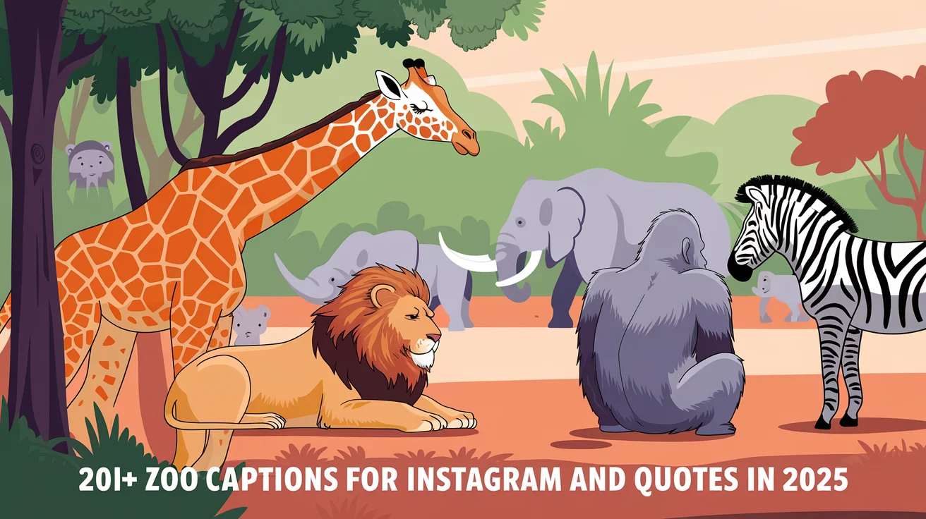 Zoo Captions For Instagram and Quotes