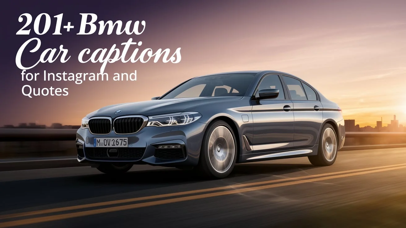 BMW Car Captions For Instagram and Quotes
