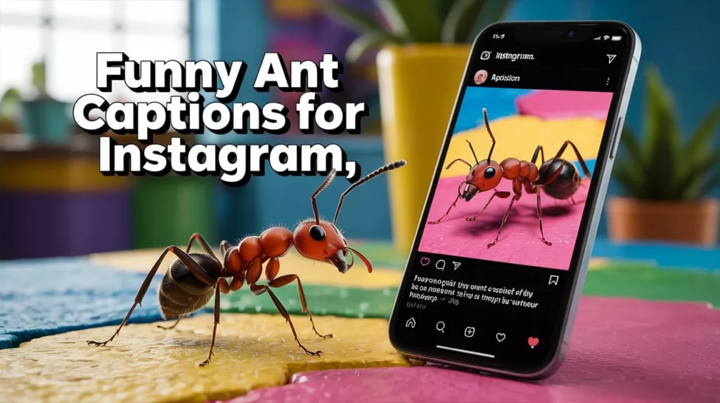 Funny Ant Captions for Instagram