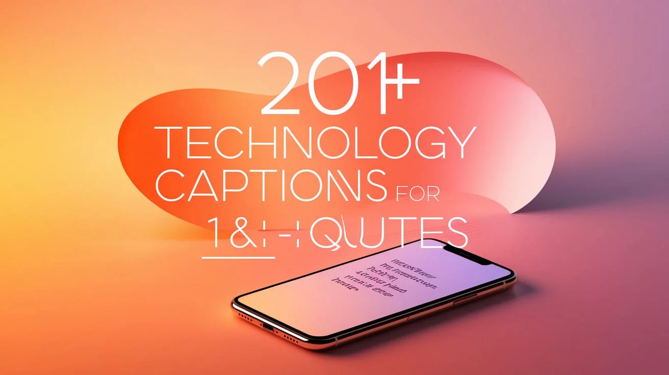 Technology Captions For Instagram & Quotes