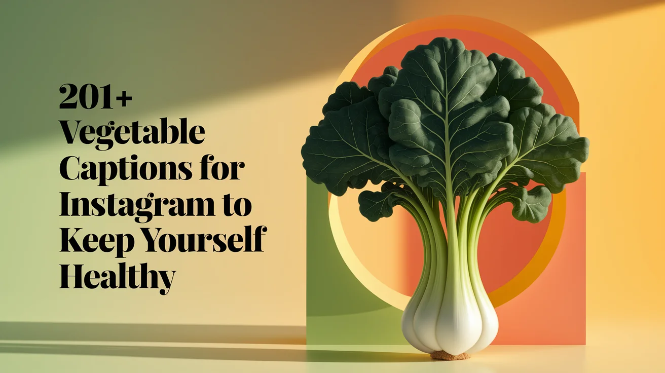 Vegetable Captions For Instagram